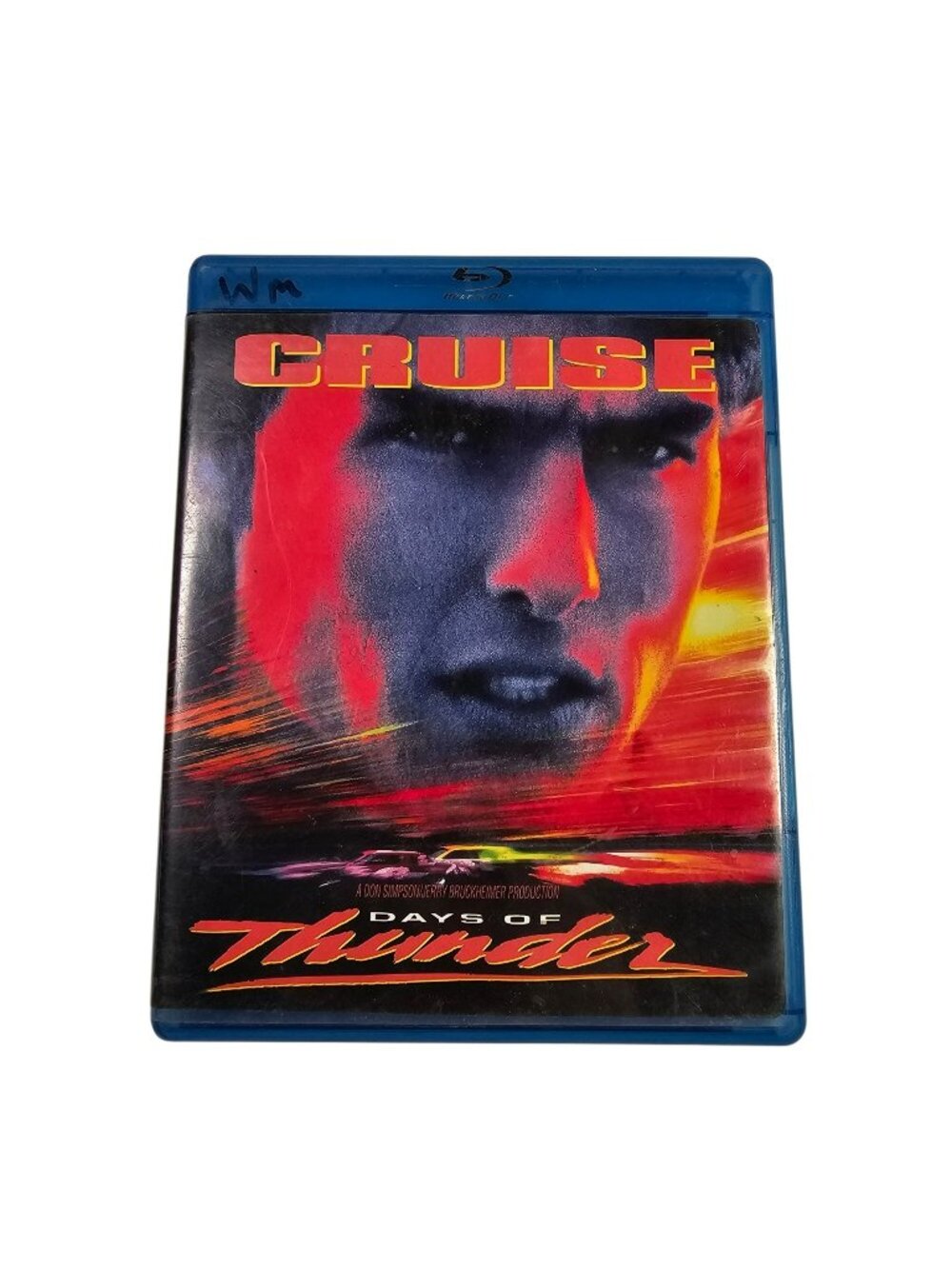 Days Of Thunder (Blu-Ray,1990 Paramount Pictures) Tom Cruise PG-13